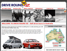 Tablet Screenshot of driveroundoz.com